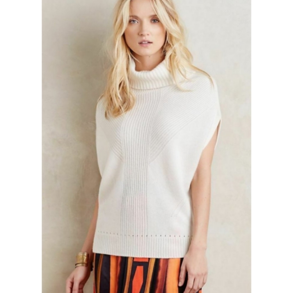 Anthropologie Moth 🌿 Cashmere Cowl Neck Sweater